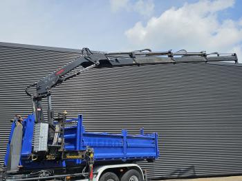 CONTAINER + HIAB 166 CRANE / KRAN